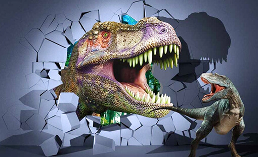 走進科幻電影裏的3D打印恐龍